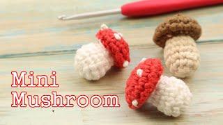 Mini Crochet Mushroom