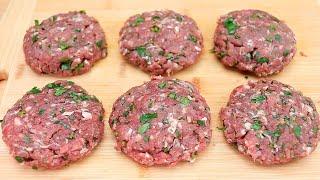 Add baking powder to the ground beef and your man will be pleasantly surprised.