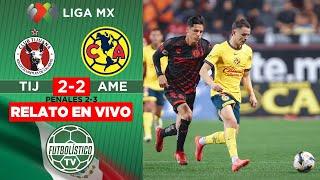 TIJUANA vs AMÉRICA EN VIVO  LIGA MX - PLAY IN APERTURA 2024  RELATO EN DIRECTO