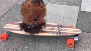 Star Wars dont upset the wookiee with Evolve Electic Skateboards Bustin Pintail