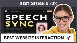 Unique Website INTERACTION Ideas - UI/UX Animation Design