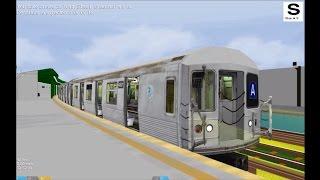 OpenBVE HD: NYC Subway R42 A Train w/ New SMEE Trucks Operating to Lefferts Boulevard