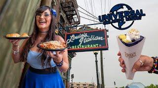 Universal Orlando MENU UPDATES  Louie's Italian and Central Park Crepes food review 2024