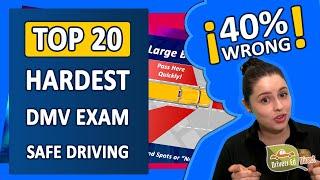 20 Essential DMV Questions: Answers to the 20 Hardest Permit Questions for the "Safe Driving" Topic