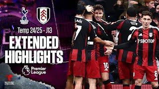 Tottenham vs. Fulham | Highlights Premier League | Jornada 13 | Telemundo Deportes