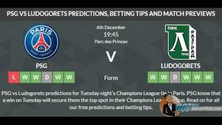 Paris SG vs Ludogorets PREDICTION (by 007Soccerpicks.com)