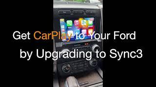 get carplay to your Ford/Lincoln by upgrading to sync3