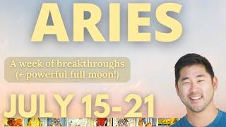 Aries - YOUR PATH IS CHANGING. MAJOR BREAKTHROUGH THIS WEEK  July 15-21 Tarot Horoscope ️