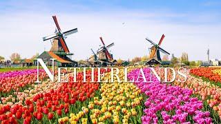 Netherlands 4K - Scenic Relaxation Film with Calming Music, Relaxing Music for Studying