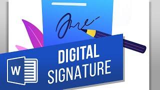 How to Add a Digital Signature in Word | How to Create an Electronic Signature in Word (UPDATED)