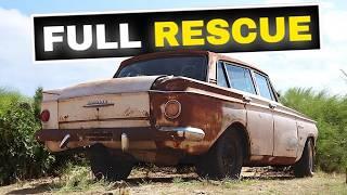 RAT INFESTED: Reviving A Locked Up 1962 American Rambler | Will It Run After 50 Years? | Turnin Rust