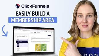 How to Build a Membership Area in Clickfunnels 2.0 + Free DFY Membership Area