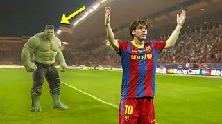 The Day Lionel Messi Showed The Hulk Who Is The Soccer Superhero