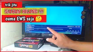 siaran tv digital tiba tiba hilang hanya ada EWS //jangan panik..!!!