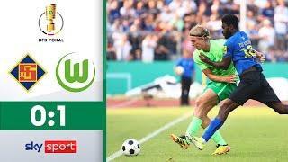 Wölfe zittern sich weiter! | TuS Koblenz - VfL Wolfsburg | Highlights - 1. Runde | DFB Pokal 2024/25