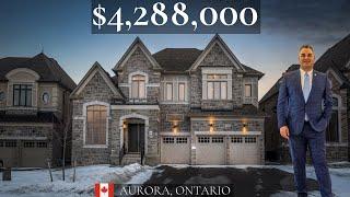 316 TOUCH GOLD CRESCENT, AURORA ON | ABSOLUTELY STUNNING LUXURY HOME | $4,288,000 @SalernoRealEstate