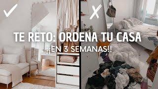 RETO: LIMPIA y ORDENA tu CASA en 3 SEMANAS (TIPS de LIMPIEZA del HOGAR) Jessi Franquet