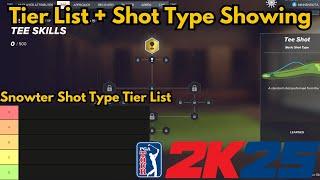 Best Ranking of PGA Tour 2k25 Shot Types | Tier List + Examples of Shots | Snowter Knows Best