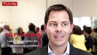 Interview mit Digitalisierungsexperte Ralph Huebner auf der FUTURE-Konferenz 2/2