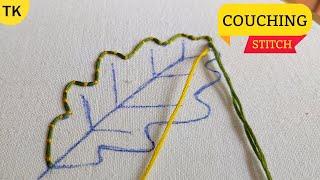 Couching Stitch Embroidery Designs