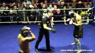 Veselin Ivanov vs  Lubomir Gerov amateur MMA competition in Sofia