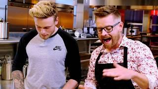 Cooking With Team USA | Gus Kenworthy Literally Serves His Meals On A Silver Platter