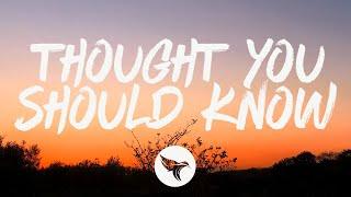 Morgan Wallen - Thought You Should Know (Lyrics)