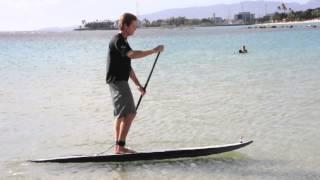 How to stand while surfing a wave - Blue Planet Surf - SUP