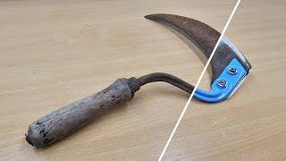 Vintage Rusty Sickle Restoration - Halloween Special