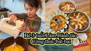 638 | Đãi cả nhà món Thịt Nai sốt tiêu xanh, Thị Lít phụ mẹ làm 3 cái bánh táo | Anh Thư family