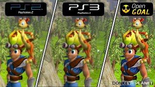 Jak and Daxter - PS2 vs PS3 vs OpenGOAL Graphics Comparison