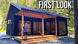 I Went Into the Mountains to See a Cottage Style PREFAB HOME and it Exceeded Expectations!