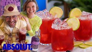 Rico's Wild Berri Vodka Margarita! | Absolut Wild Berri Drinks | Absolut Drinks With Rico