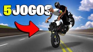 TOP 5 MELHORES JOGOS de MOTO para CELULAR!