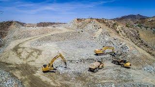 South Mountain Freeway Progress Drone Flyover | Center Segment | August 2018