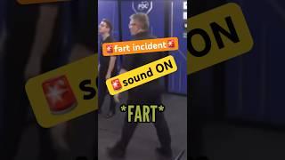 Wade does it AGAIN9 fart manDarts Dart James Peter Wright #incident #incidents