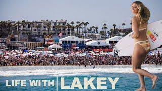 What it is really like SURFING in the U.S OPEN with Lakey Peterson