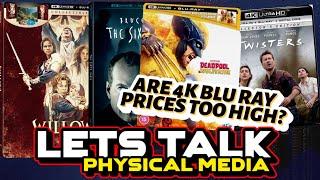 LETS TALK PHYSICAL MEDIA - Willow coming to 4K in DECEMBER! Are 4K blu ray prices to high?