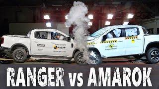 2022 Ford Ranger vs VW Amarok - Crash Test