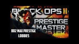 (PS3) BO2 MASTER PRESTIGE LOBBY | Modded Lobby | PSN is ImJWareYT