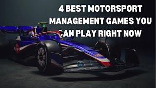 4 BEST Motorsport Management Games You Can Play RIGHT NOW