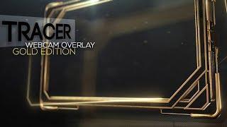 Animated Twitch Webcam Overlay • Tracer Gold Edition