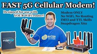 Simple Yet Fast 5G Cellular Modem - Invisagig - No WiFi or Routing - Antenna Capable