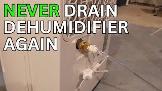 Dehumidifier Drain Hose Set-up