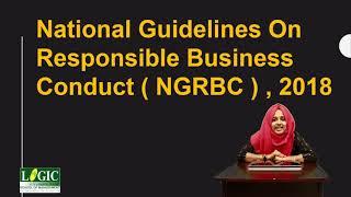 NATIONAL GUIDELINES ON REPONSIBLE BUSINESS CONDUCT (NGRBC) || CMA FINAL