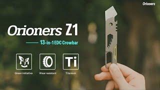 Orioners Z1 13-in-1 Titanium EDC Tool for Ultimate Convenience & Durability