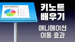 애플 키노트 배우기 - 애니메이션 - 이동효과