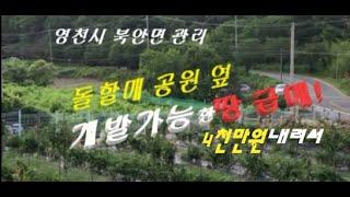 (No475) 관광지 입구땅 파격할인 급매!