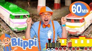 Blippi’s Big Train Adventure: The Giant Conductor! | Educational Videos for Kids