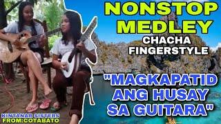 NONSTOP MEDLEY CHACHA FINGERSTYLE BY TWO SISTERS AMAZING TALENT